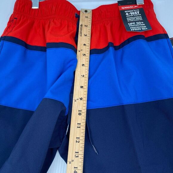 Speedo Men's Swimsuit size S Multicolor Round beach Volley Board Shorts UPF 50+ - Picture 6 of 14